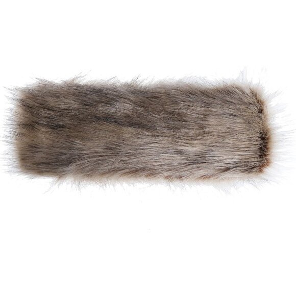 Women's  Faux Fur Headband with Elastic for Women's Winter Earwarmer Earmuff - Picture 3 of 6